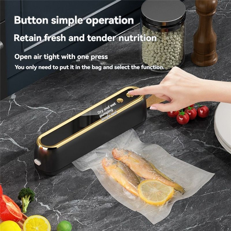 A74E-ワイヤレス真空シーラー 家庭用小型ポータブル食品包 - Food Vacuum Sealer Machine のレビューと価格