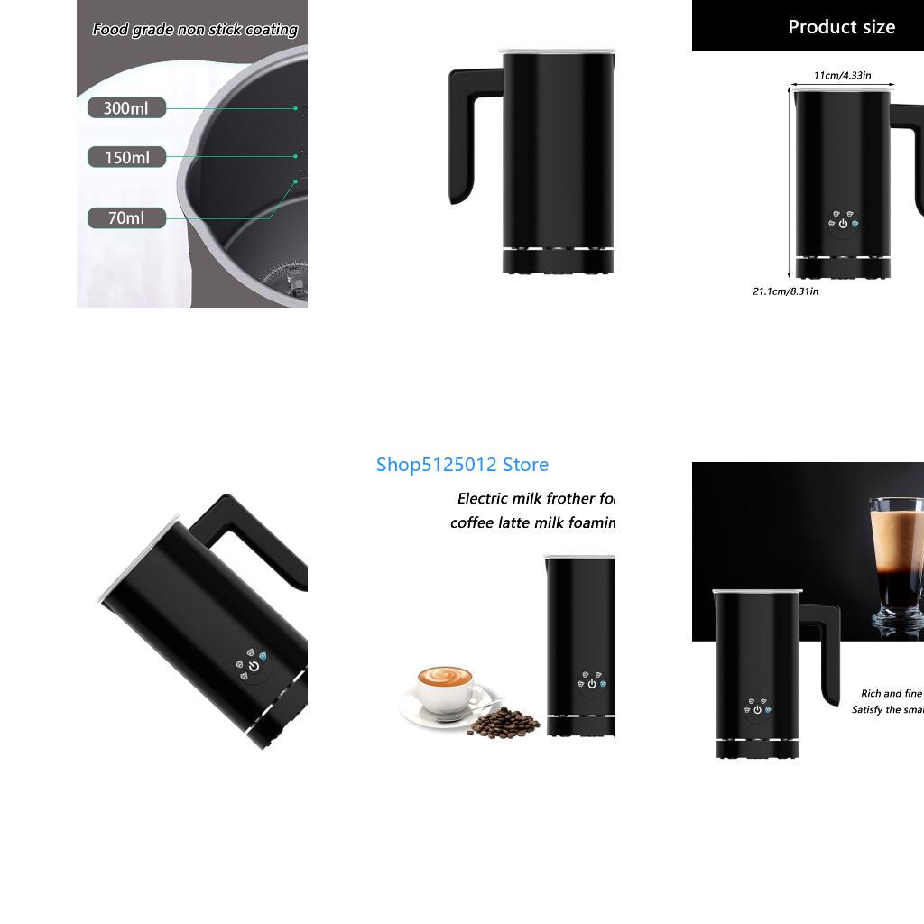 G8TC 500 ワット自動ミルク泡立て器コーヒードリンクミ - Electric Milk Frother Handheld のレビューと価格