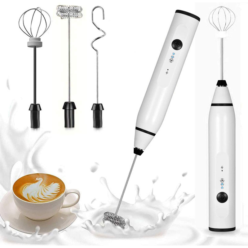 ミニ電動ハンドヘルドミルク泡立て器電動ブレンダー USB 電 - Portable Blender Usb Rechargeable のレビューと価格