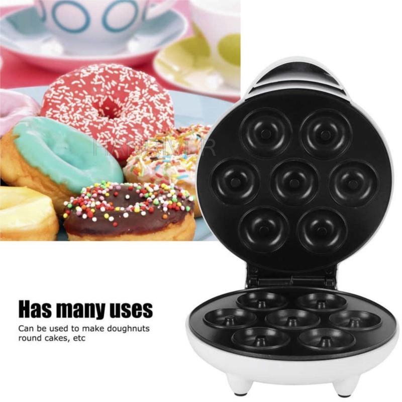 1200 ワットミニ電気ドーナツメーカー家庭用朝食マシンキッ - Mini Waffle Maker Machine のレビューと価格